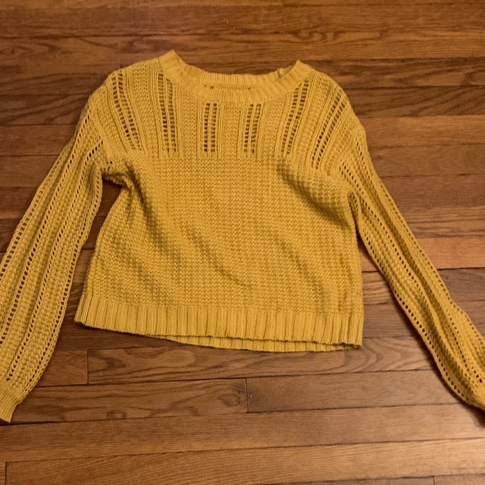 Mustard long sleeve shirt